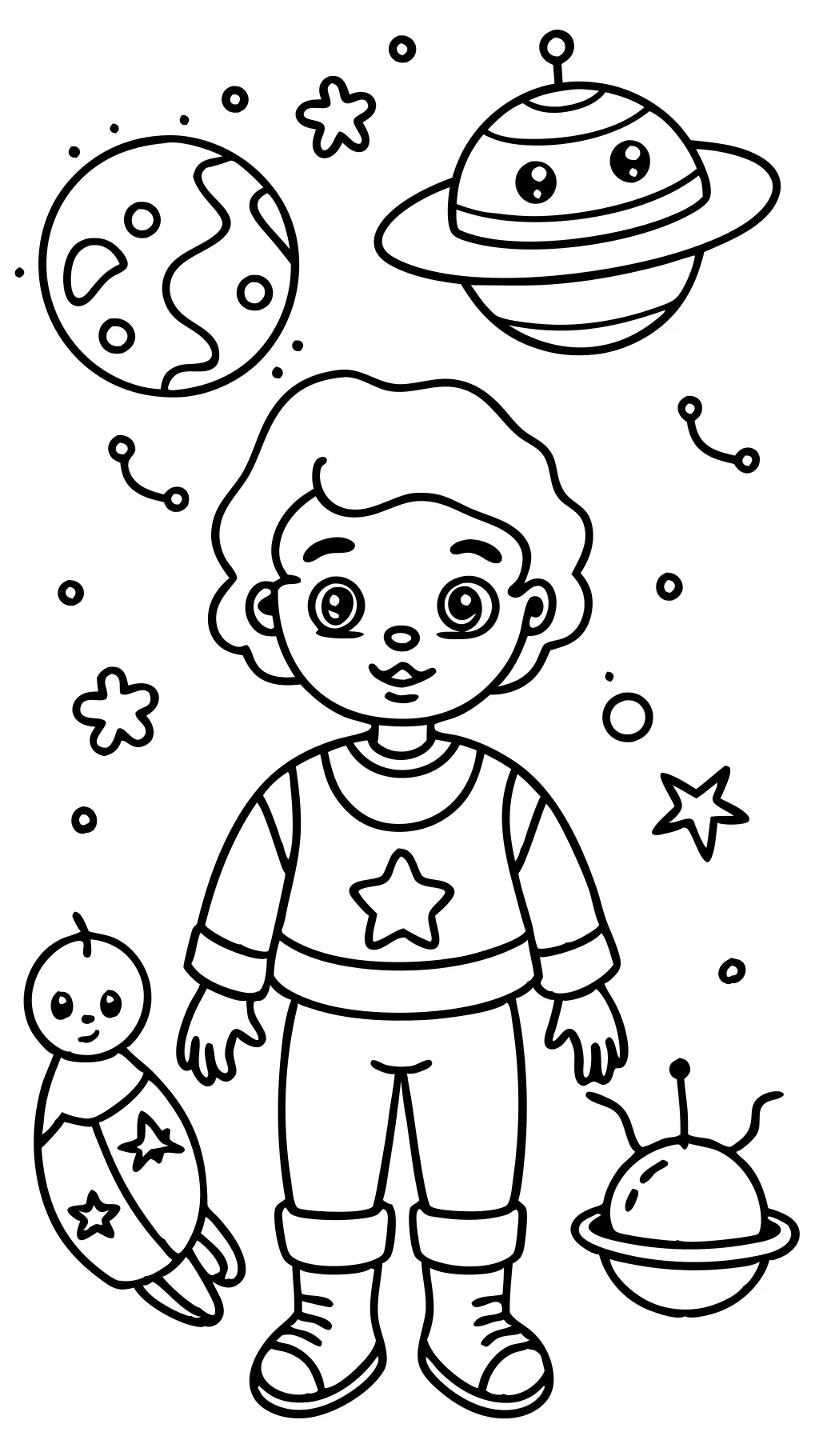 Little Space Coloring Pages